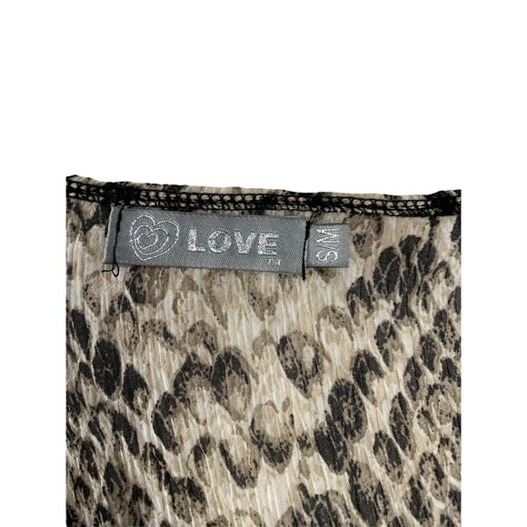 Love Women's Snake Print Shear Dress - Picture 4 of 7